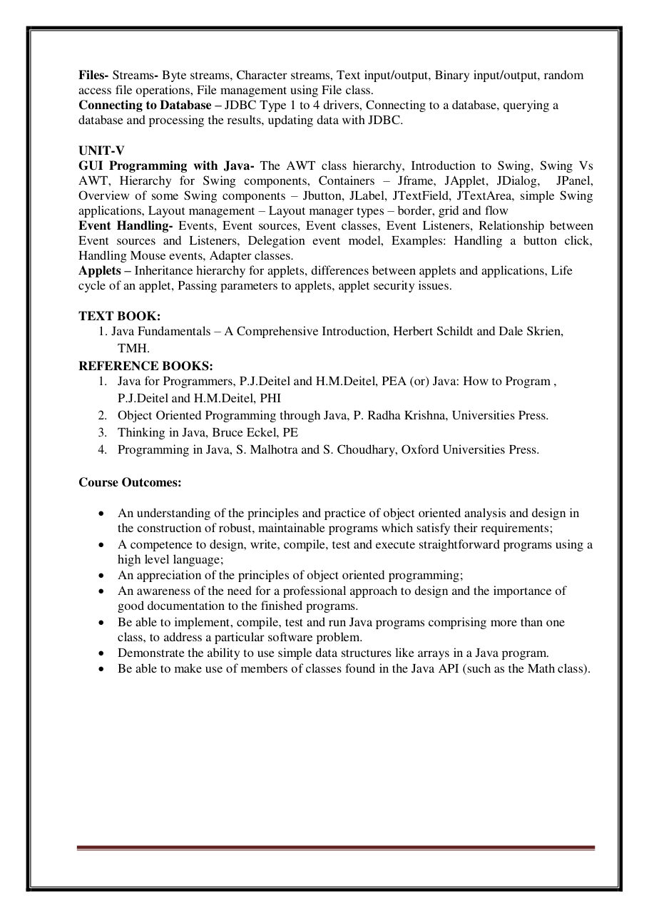 Java Programming Notes for B.Tech 2nd Sem — page 3