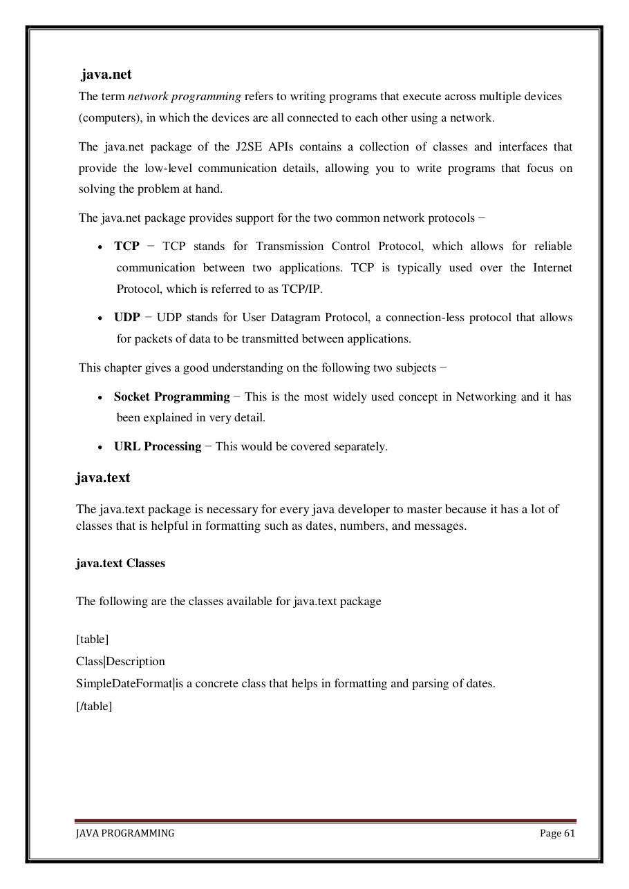 Java Programming Notes for B.Tech 2nd Sem — page 67