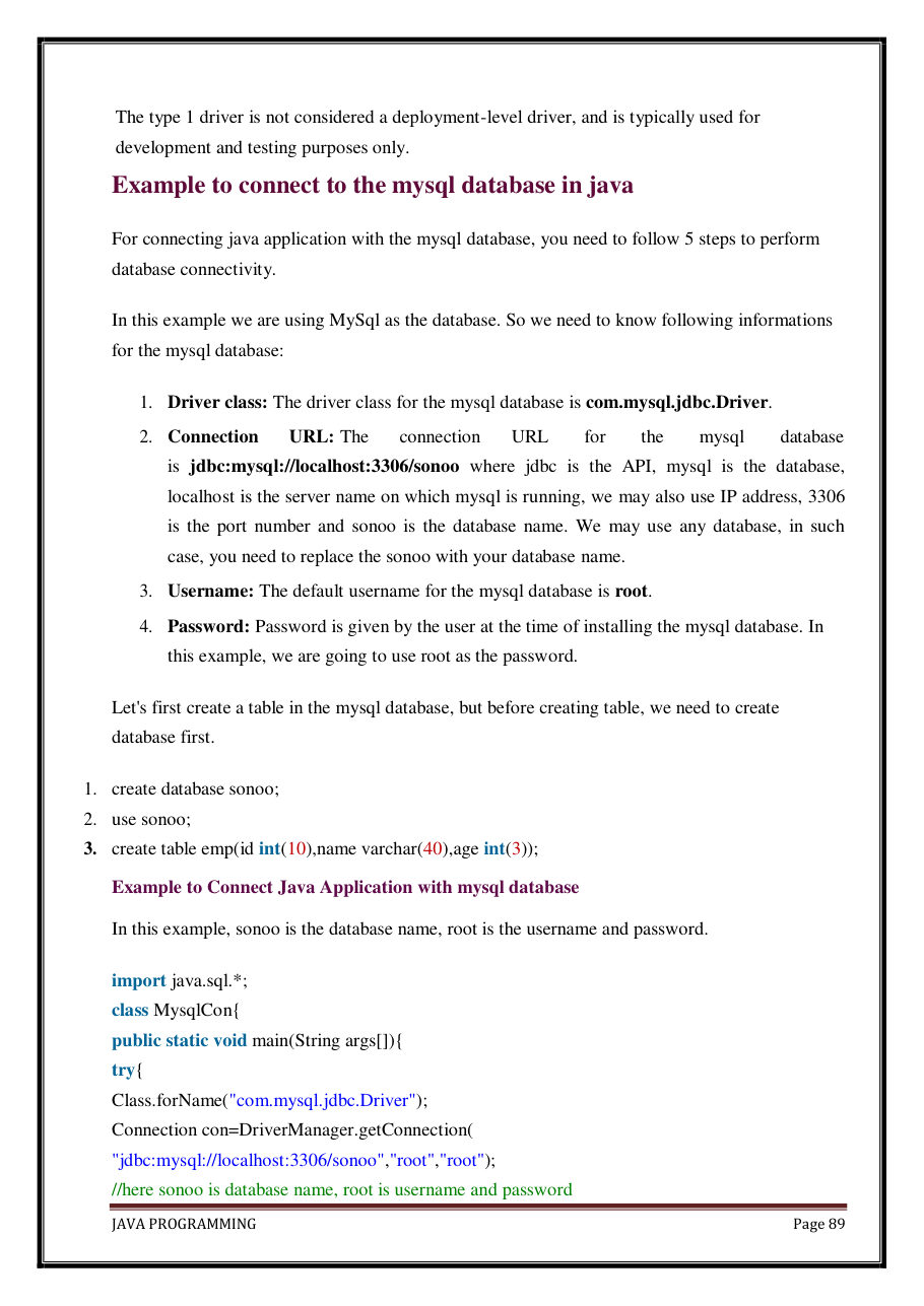 Java Programming Notes for B.Tech 2nd Sem — page 95