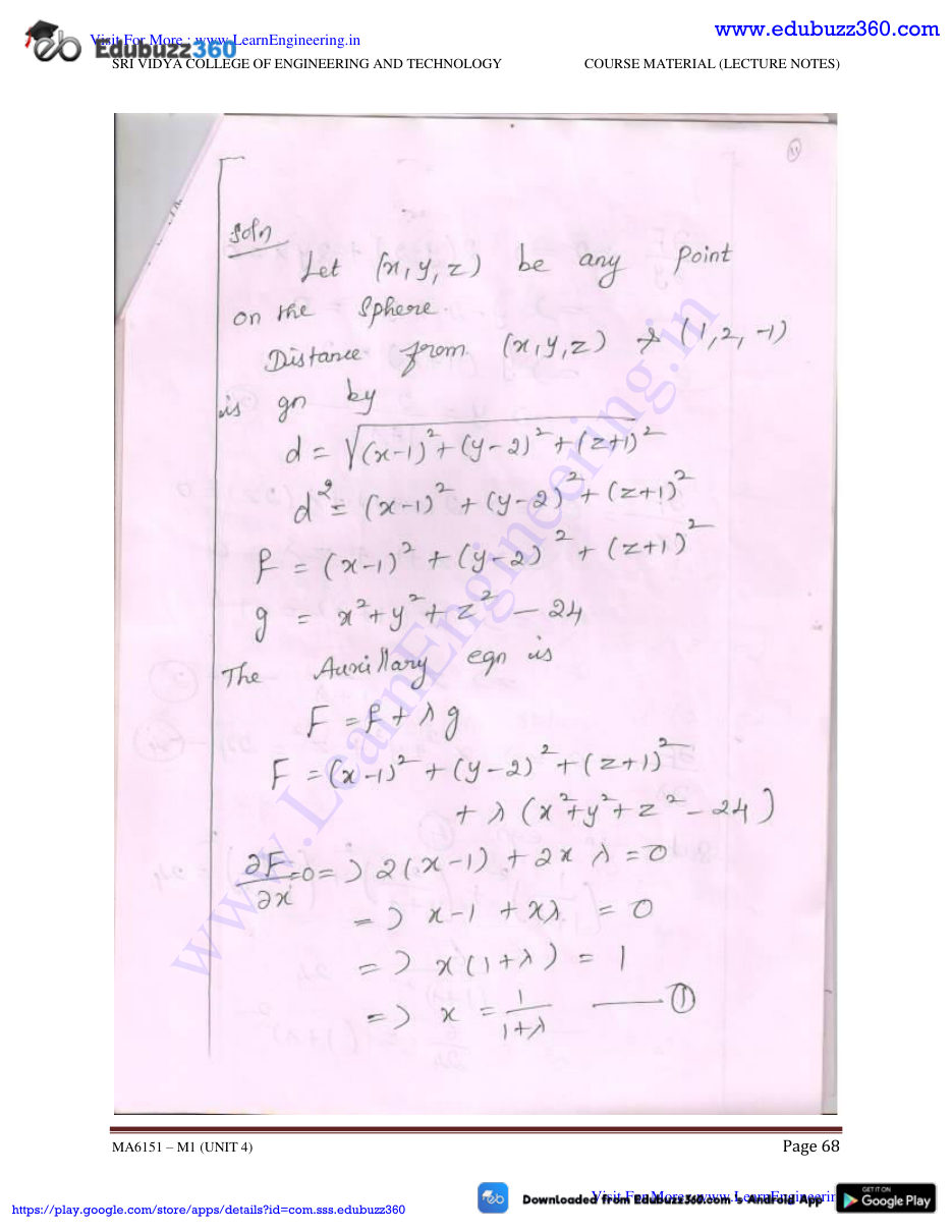 Engineering Mathematics I — page 103