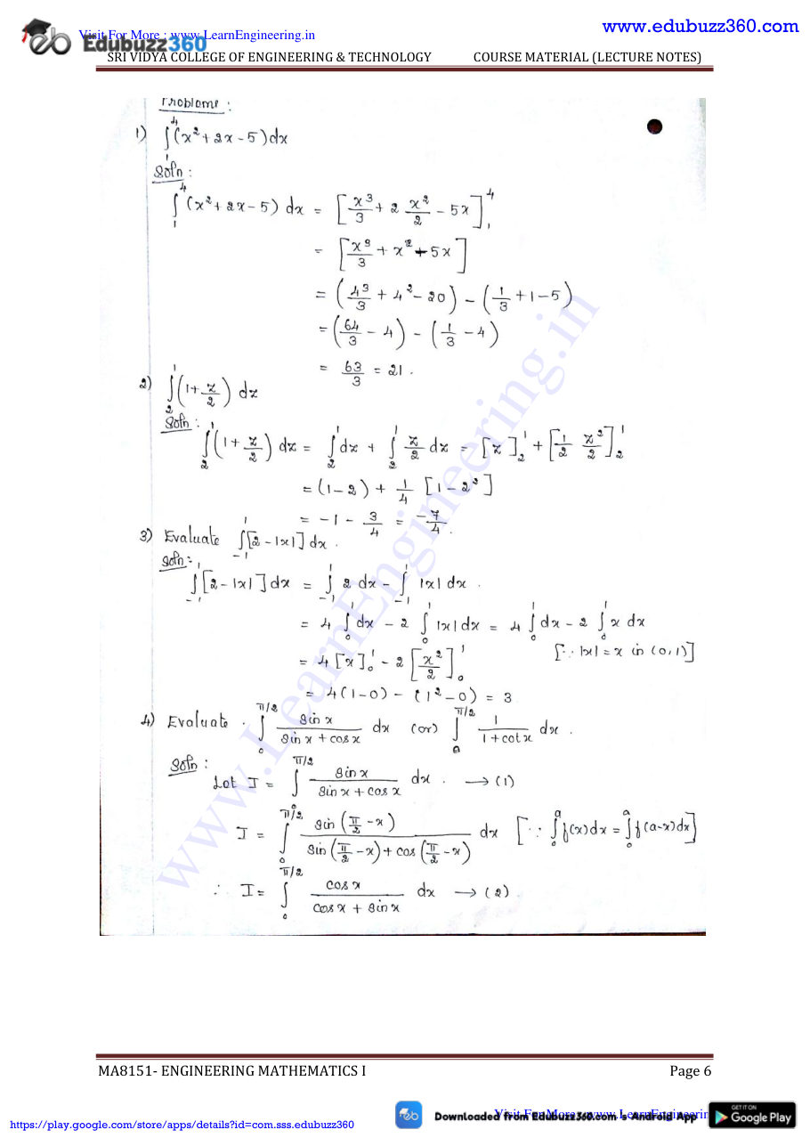 Engineering Mathematics I — page 113