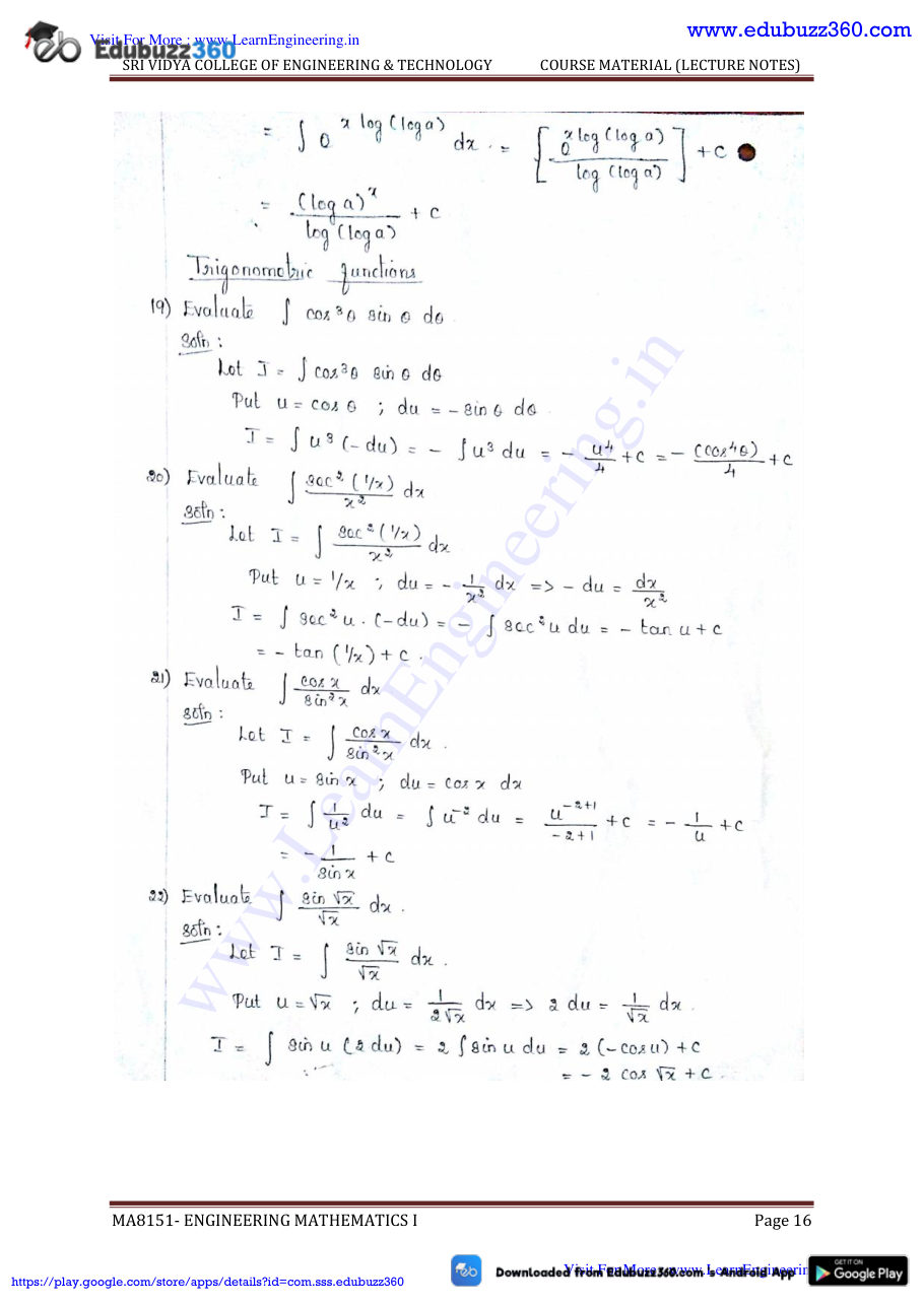 Engineering Mathematics I — page 123