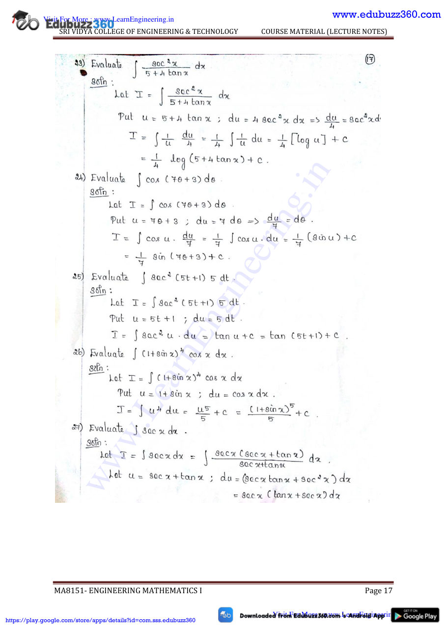 Engineering Mathematics I — page 124