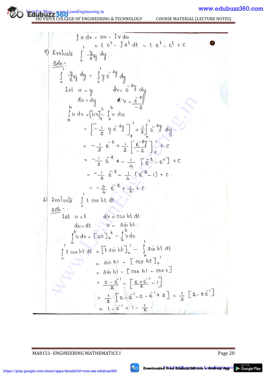 Engineering Mathematics I — page 127