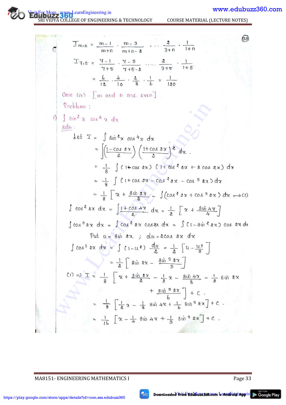 Engineering Mathematics I — page 140