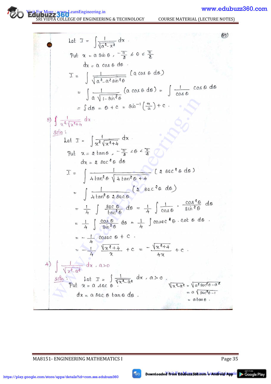 Engineering Mathematics I — page 142