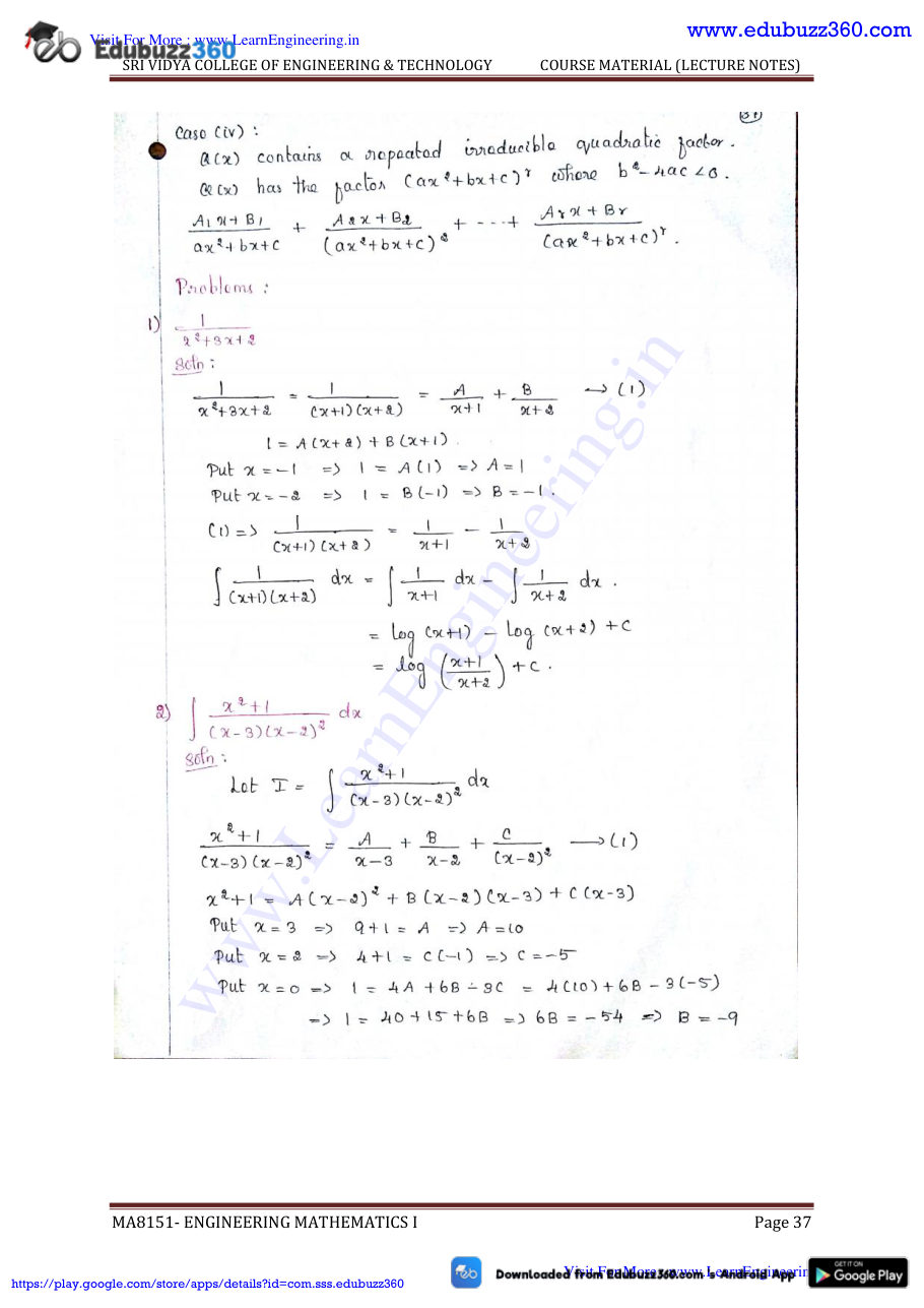 Engineering Mathematics I — page 144