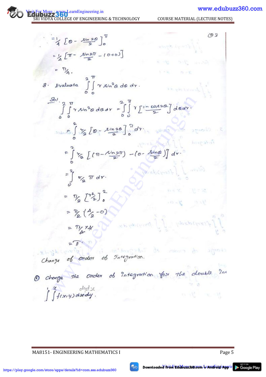 Engineering Mathematics I — page 151