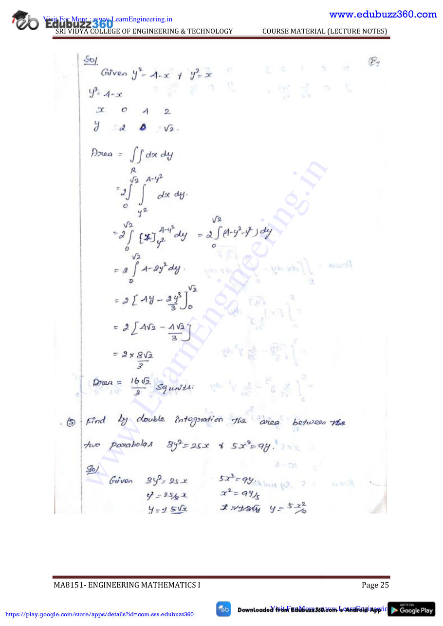 Engineering Mathematics I — page 171