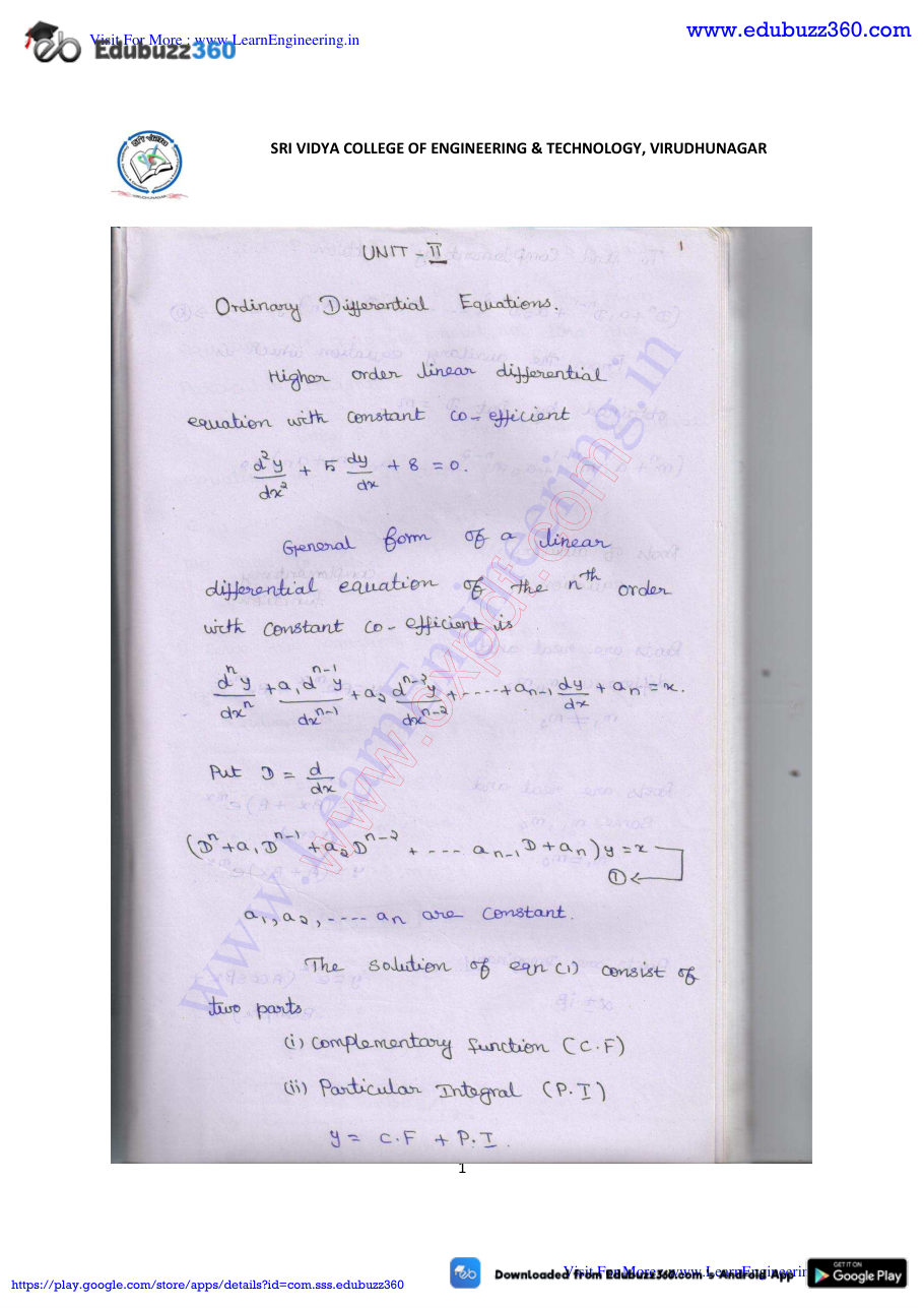 Engineering Mathematics I — page 182