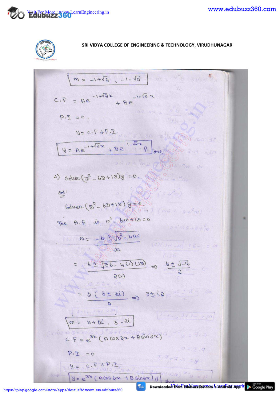 Engineering Mathematics I — page 186