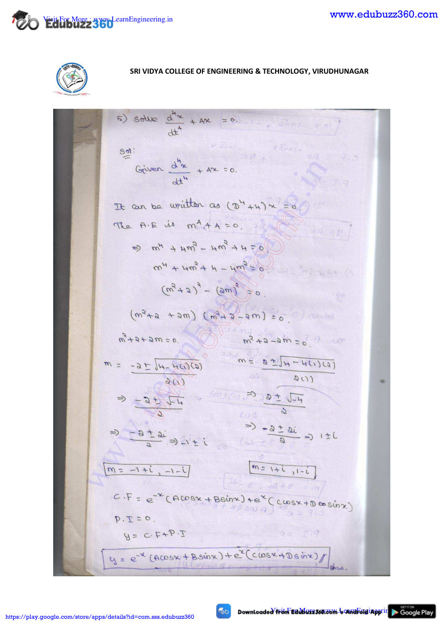 Engineering Mathematics I — page 187