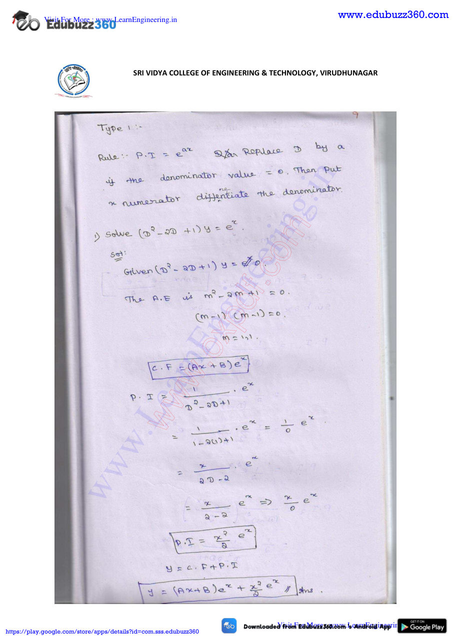 Engineering Mathematics I — page 190