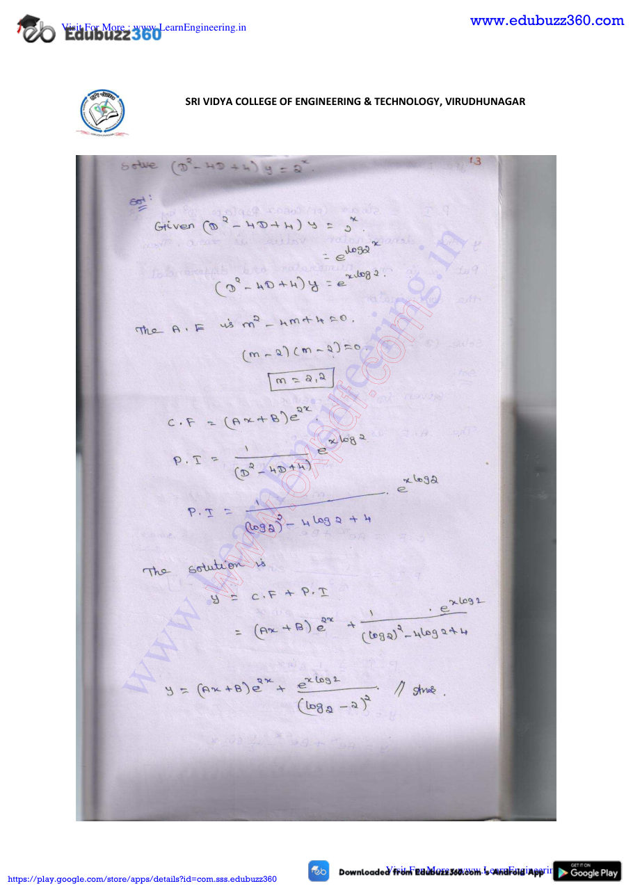 Engineering Mathematics I — page 194