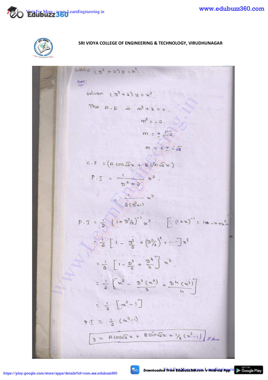 Engineering Mathematics I — page 203