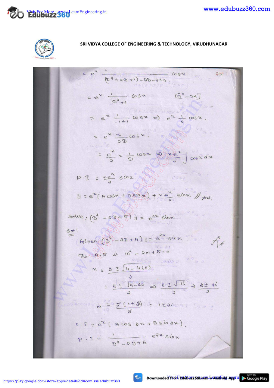 Engineering Mathematics I — page 206