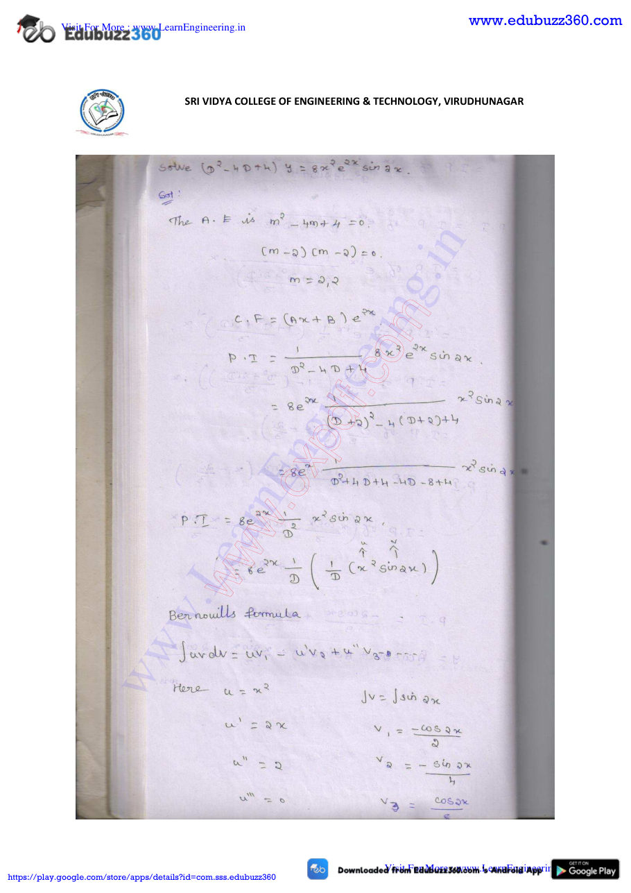 Engineering Mathematics I — page 213