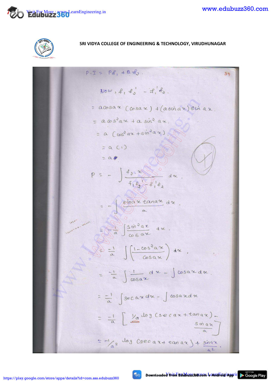 Engineering Mathematics I — page 220