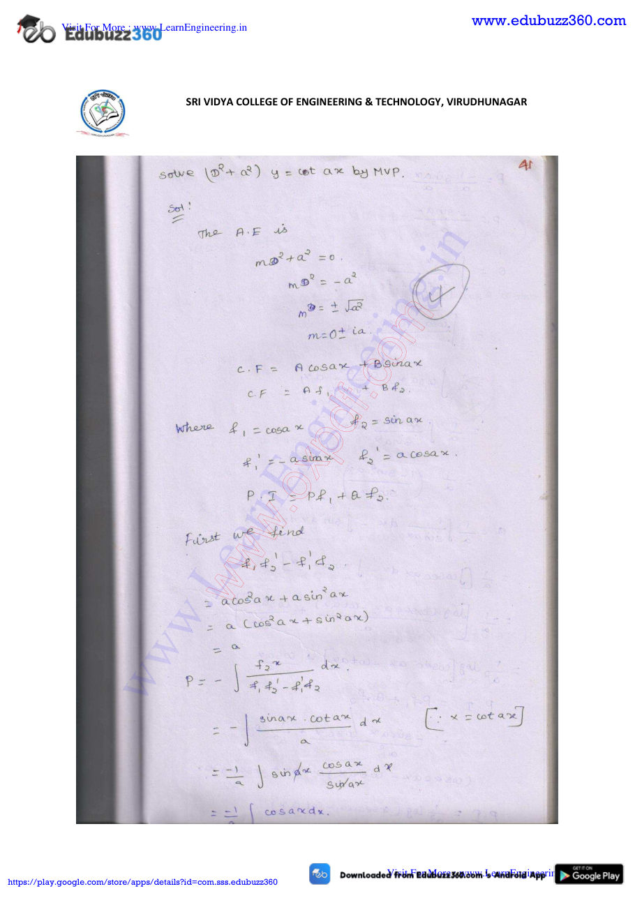 Engineering Mathematics I — page 222