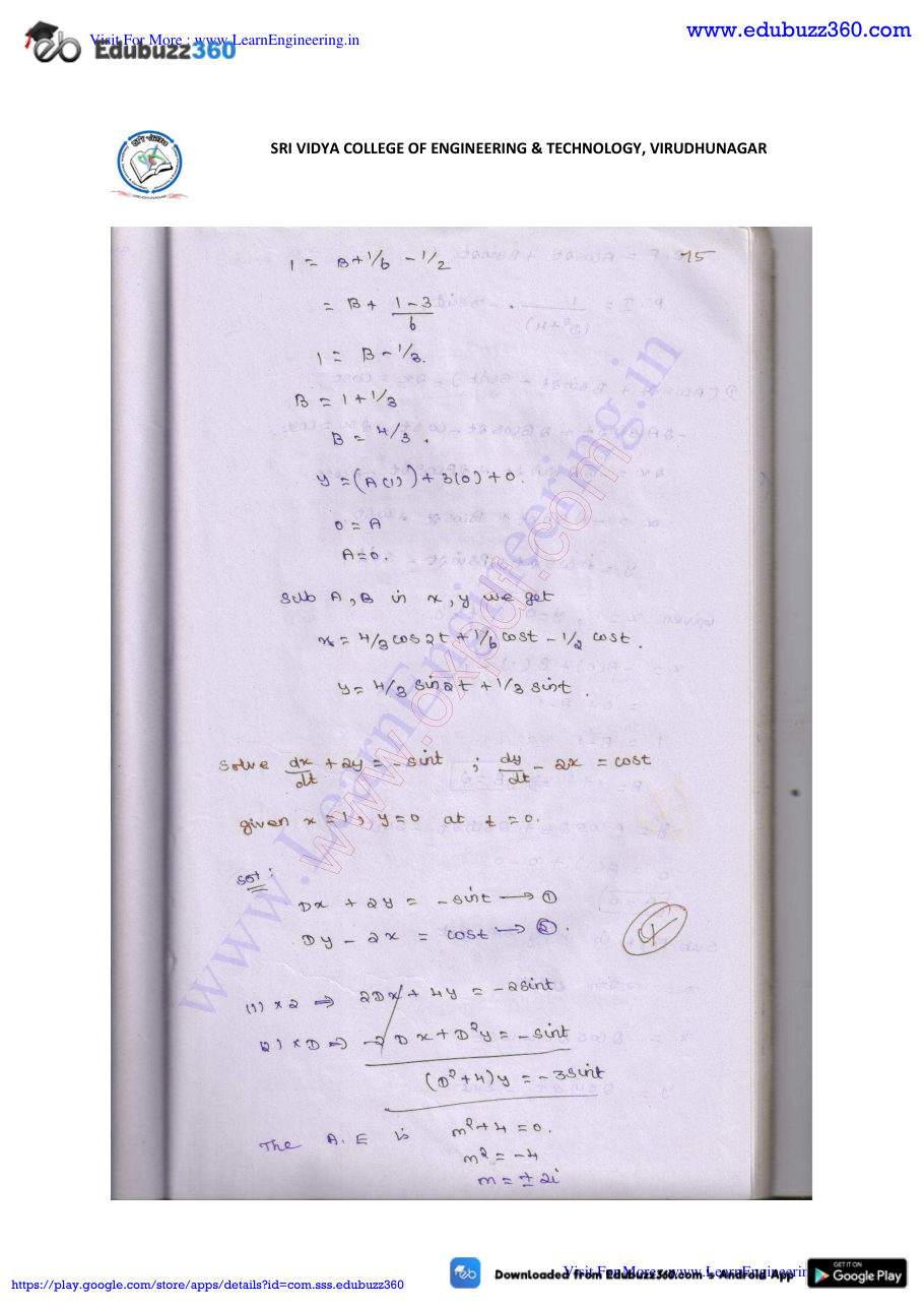 Engineering Mathematics I — page 255