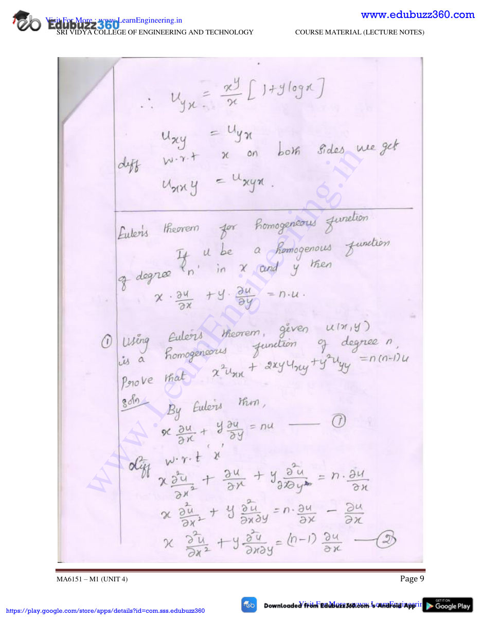 Engineering Mathematics I — page 44