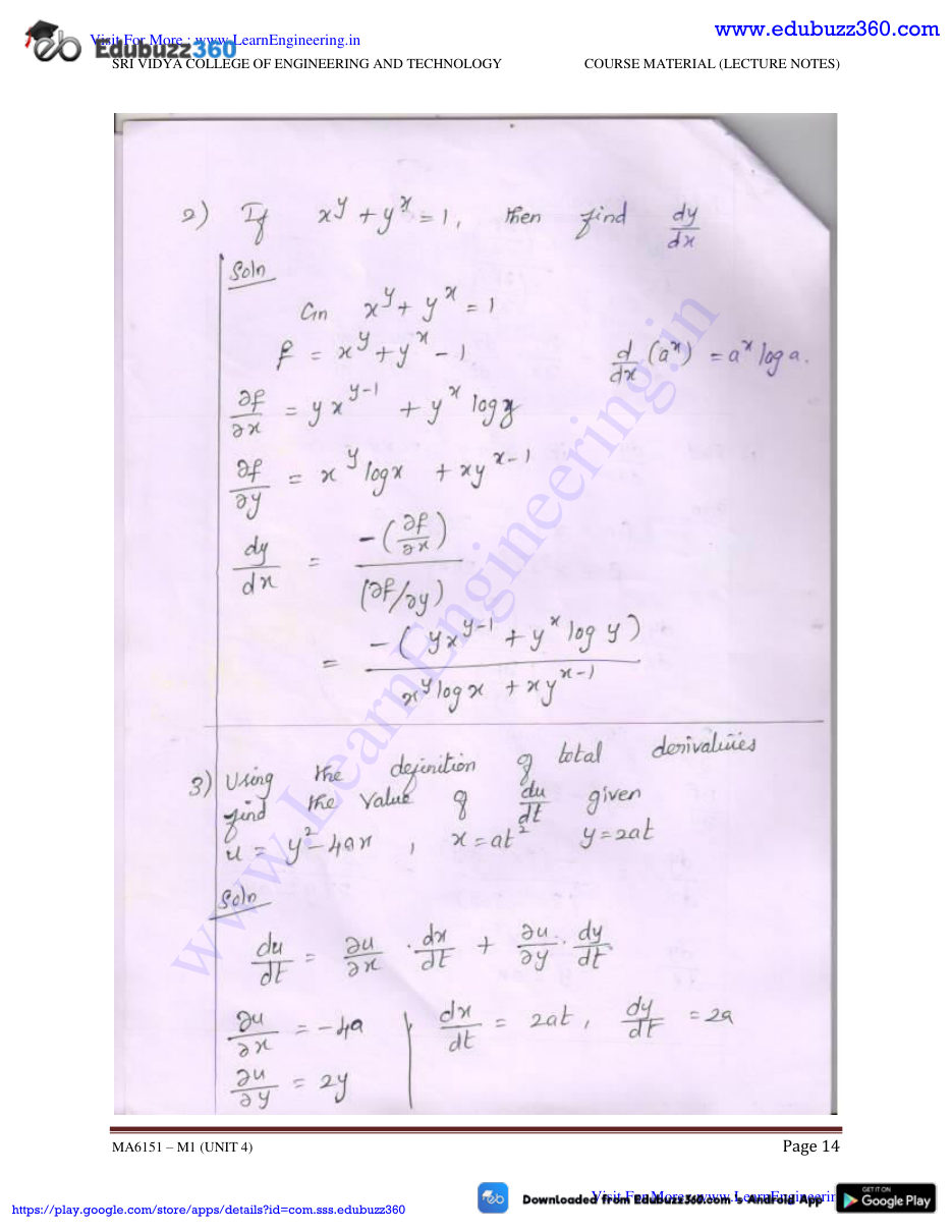 Engineering Mathematics I — page 49