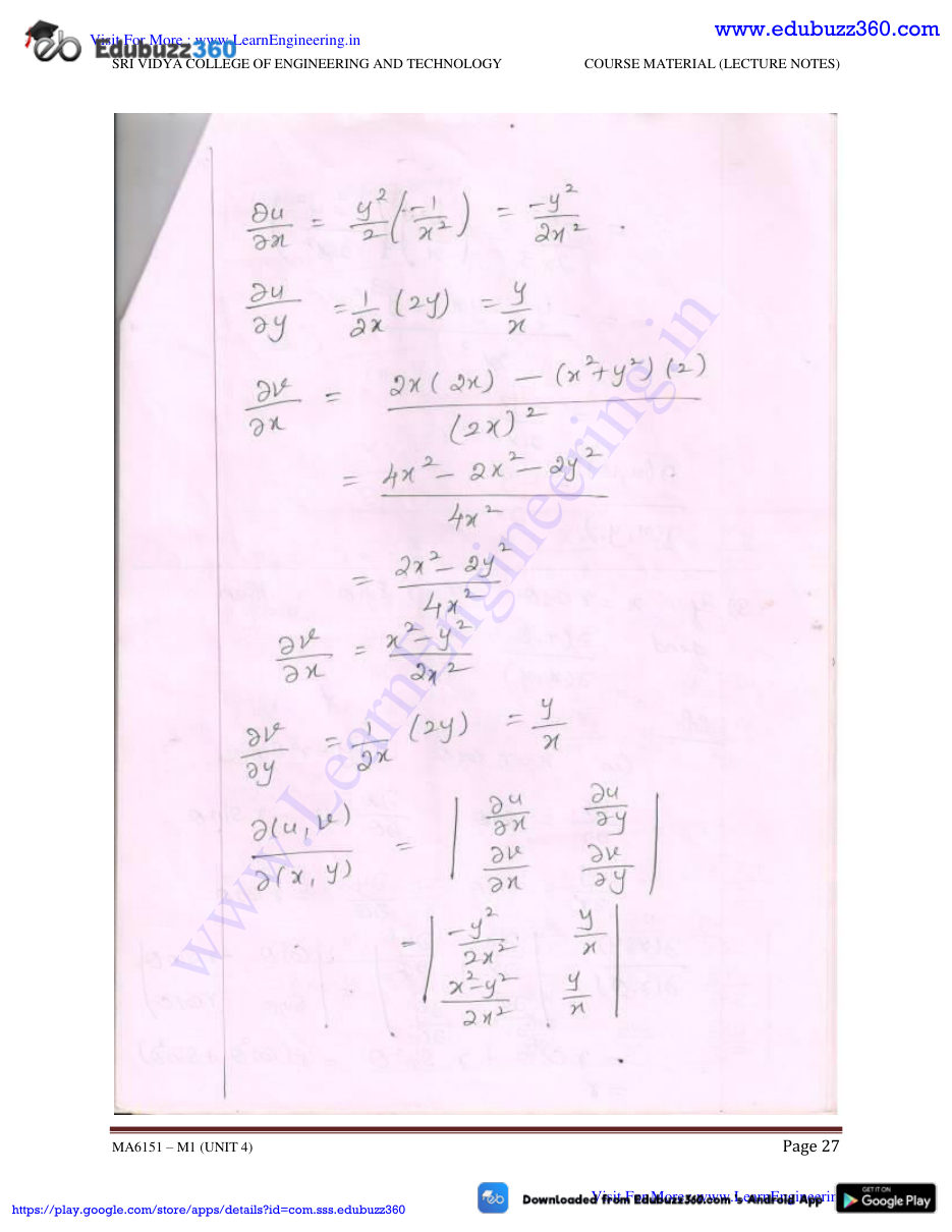 Engineering Mathematics I — page 62