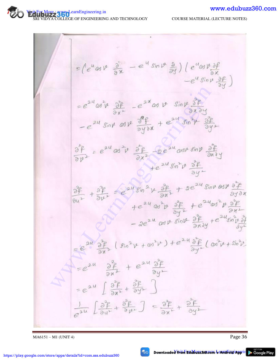 Engineering Mathematics I — page 71
