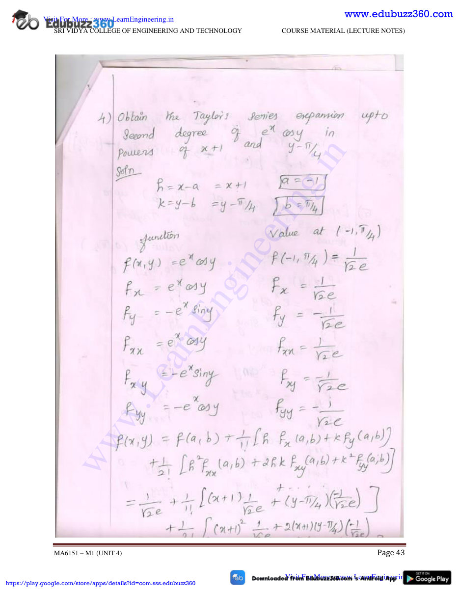 Engineering Mathematics I — page 78