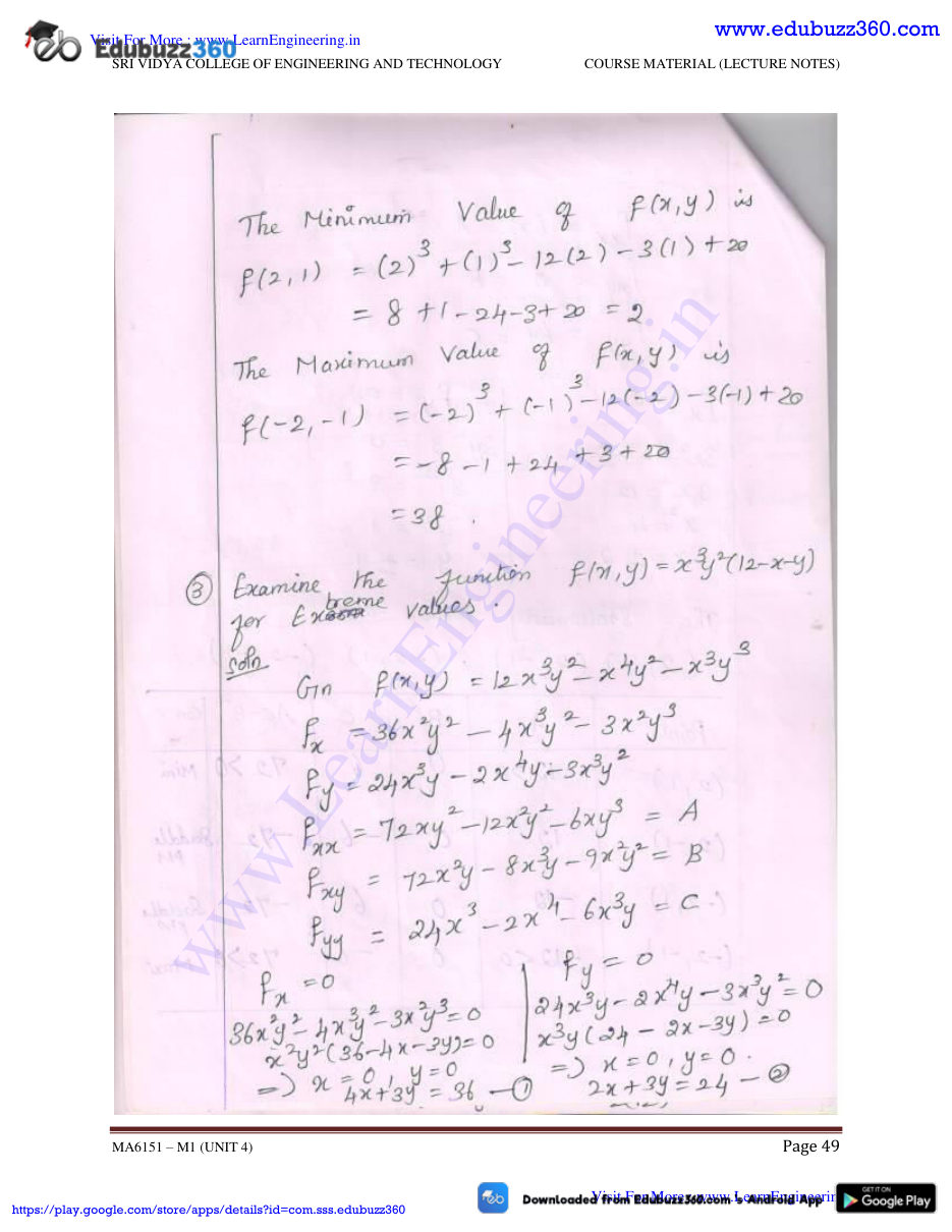 Engineering Mathematics I — page 84