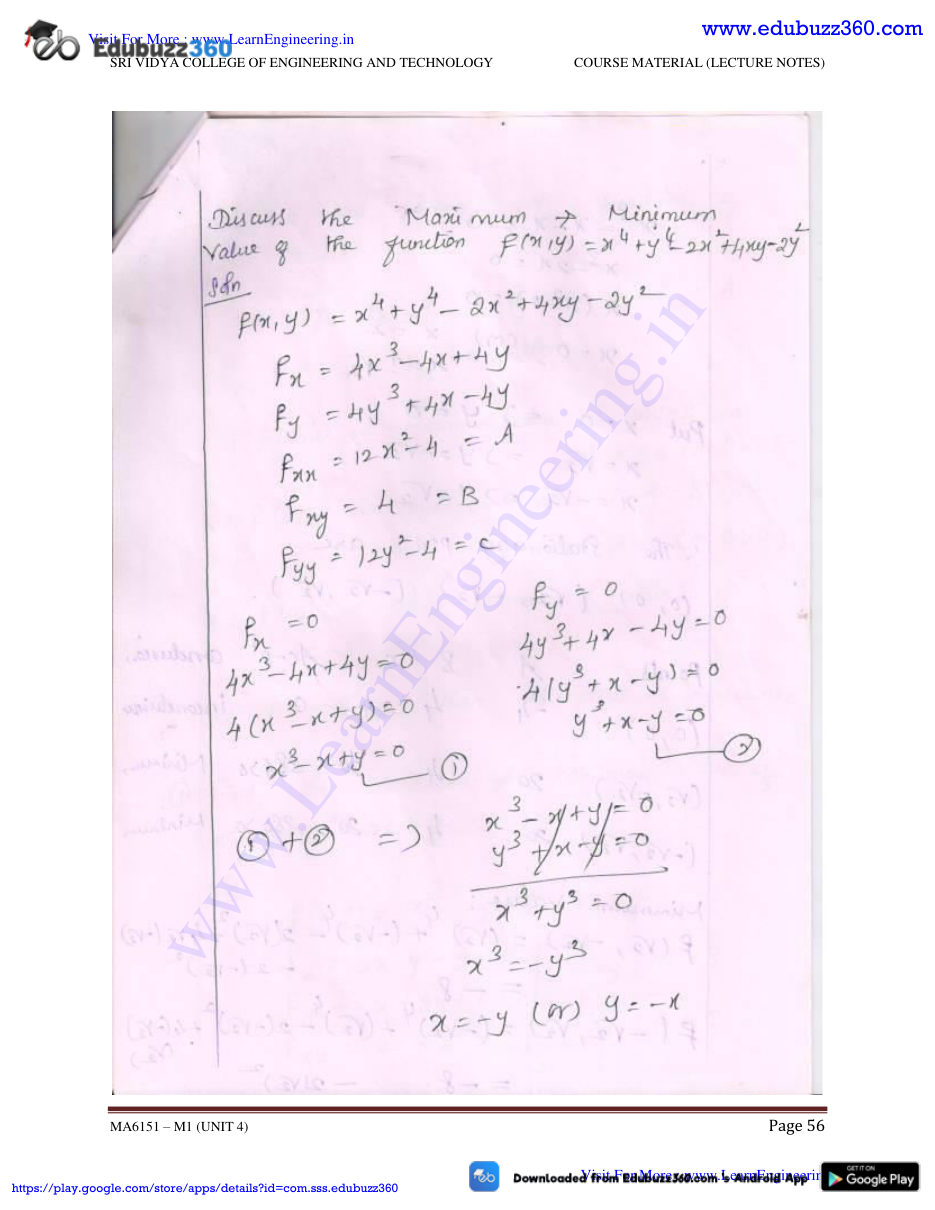 Engineering Mathematics I — page 91