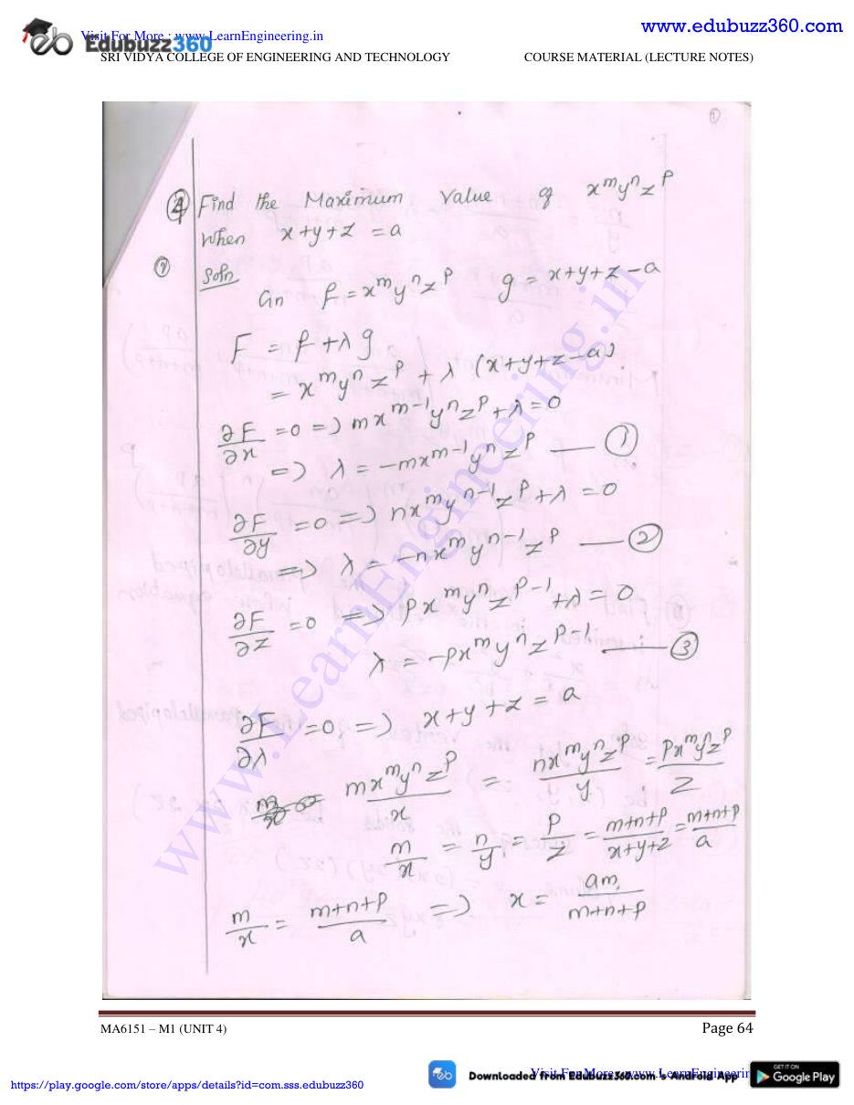 Engineering Mathematics I — page 99